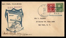 Capa Mayfairstamps US Naval 1933 USS Brooks Signatures Navy Day aau_42555 comprar usado Capa Mayfairstamps US Naval 1933 USS Brooks Signatures Navy Day aau_42555 comprar usado  Enviando para Brazil