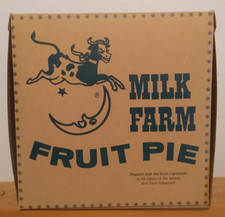 Caixa de torta de frutas antiga original restaurante fazenda de leite lua de vaca lembrança publicitária comprar usado  Enviando para Brazil