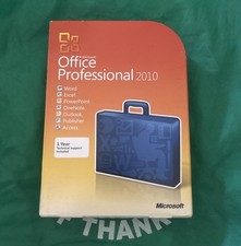Używany, Microsoft Office Professional 2010 dla Windows Licencja na 1 komputer - pudełko detaliczne na sprzedaż  Wysyłka do Poland