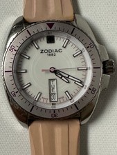 Relógio de mergulho suíço feminino Zodiac Speed Dragon ZO5513 quartzo nova bateria pulseira original, usado comprar usado  Enviando para Brazil