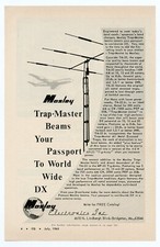 Usado, Rádio amador CQ. Ad MOSLEY Trap-Master Beams... Passaporte para World Wide DX (7/65) comprar usado  Enviando para Brazil