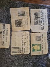 Lot newspapers 1960s for sale  Edmond