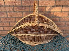 Vintage woven wicker for sale  GAINSBOROUGH