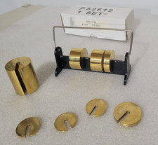 Brass slotted weight for sale  Hyde Park