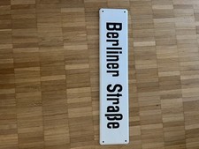 Strassenschild emaille berline gebraucht kaufen Strassenschild emaille berline gebraucht kaufen  Bad Griesbach i.Rottal