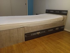 Lit fonctionnel rangement d'occasion  Volvic