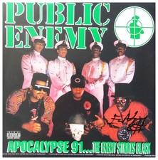 PUBLIC ENEMY Apocalypse 91... Autógrafos assinados em LP The Enemy Strikes Black comprar usado  Enviando para Brazil