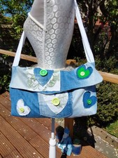 Faded denim hearts for sale  BISHOP AUCKLAND
