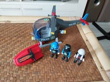 Playmobil hélicoptère police d'occasion  Saint-Pair-sur-Mer