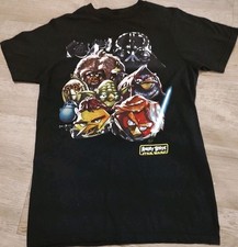 Usado, Camiseta Angry Birds x Star gráfica unissex tamanho pequeno. preto comprar usado  Enviando para Brazil