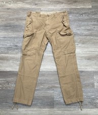 Calça Polo Ralph Lauren 34x30 Cáqui Ripstop Combate Masculina Reta Carga comprar usado  Enviando para Brazil