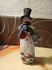 Metall holz schneemann gebraucht kaufen  Herborn