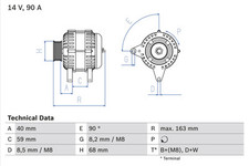 Bosch lichtmaschine generator gebraucht kaufen  Oberlungwitz