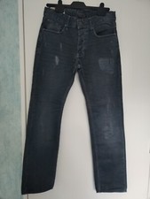 Pantalon jean gris d'occasion  Menucourt