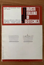 Rivista italiana geotecnica usato  Santa Maria a Vico