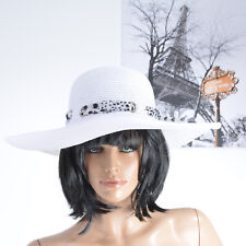 Chapeau capeline blanc d'occasion  Mantes-la-Ville