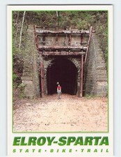 Cartão postal The Elroy-Sparta State Bike Trail Wisconsin EUA comprar usado  Enviando para Brazil