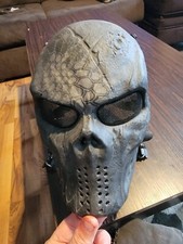 Usado, Máscara Airsoft - Crânio facial completo com malha de metal proteção para os olhos Airsoft comprar usado  Enviando para Brazil