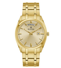 Relógio masculino Bulova 97C115 Surveyor ouro aço inoxidável comprar usado  Enviando para Brazil