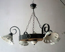 Lampadario rustico ferro usato  Acerra