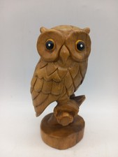 Vintage wooden owl for sale  RUGBY