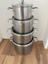 Edelstahl kochtopf set gebraucht kaufen  Gifhorn