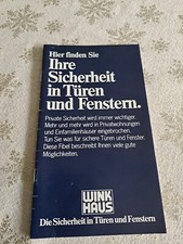 Winkhaus prospekt katalog gebraucht kaufen  Stuttgart