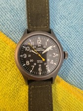 Timex Expedition Field Watch Masculino Mostrador 41mm, Preto/Marrom, Resistente a Choques comprar usado  Enviando para Brazil
