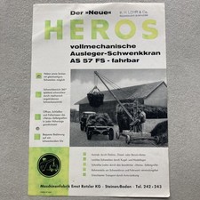 Riginal prospekt heros gebraucht kaufen  Bernried