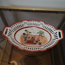 Corbeille porcelaine ajourée d'occasion  Steenwerck