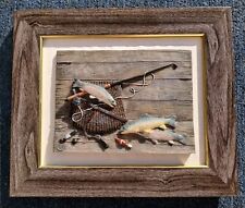 Fly fishing framed for sale  MAUCHLINE