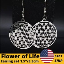 Flower life earrings for sale  Naples