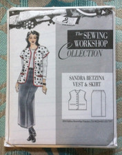 Coleção Oficina de Costura Padrão de Costura Vintage ~ Saia Colete Sandra Betzina comprar usado  Enviando para Brazil