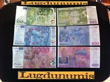Lot de 3 Billets de 300 600 1000 Euro Eros Sexy Fantaisie Femme Nue Sexe Coeur comprar usado  Enviando para Brazil