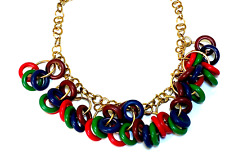 Colar redondo vintage galalita galalita art déco multicolorido comprar usado  Enviando para Brazil