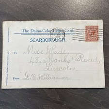 Scarborough vintage letter for sale  LINCOLN