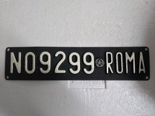 Targa roma license usato  Italia