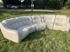 Dfs white leather for sale  THAME