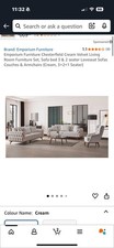 Emporium furniture seater for sale  LONDON