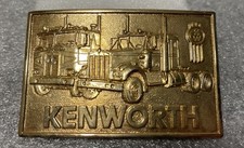 Fivela de cinto de reboque de trator Kenworth vintage nova nunca usada década de 1970 comprar usado  Enviando para Brazil
