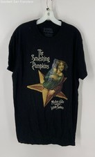 Camiseta masculina Smashing Pumpkins preta algodão Mellon Collie Halloween tamanho grande comprar usado  Enviando para Brazil