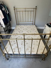 brass iron bed for sale  FARNHAM