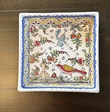 Floral bird ceramic for sale  Olney