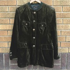 Jaqueta Johanna Veludo Vintage HABSBURG KLEIDER - Feminina EUA 10 - Verde Oliva, usado comprar usado Jaqueta Johanna Veludo Vintage HABSBURG KLEIDER - Feminina EUA 10 - Verde Oliva, usado comprar usado  Enviando para Brazil