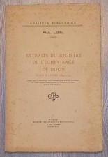 Livre extraits registre d'occasion  Corbas