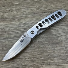 Faca de bolso Abel Fly Fishing pasta dobrável EDC prata EUA CM-154 comprar usado Faca de bolso Abel Fly Fishing pasta dobrável EDC prata EUA CM-154 comprar usado  Enviando para Brazil