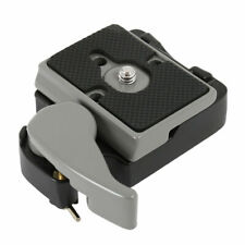 Adaptador de braçadeira de liberação rápida 323 para câmera Manfrotto 200PL-14 tripé placa de cabeça comprar usado  Enviando para Brazil
