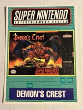 Cartão de exibição SNES Demon’s Crest VIDPRO Toys R Us comprar usado  Enviando para Brazil