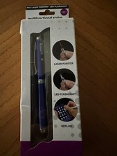Linterna, láser y lápiz óptico azul tres en uno segunda mano  Embacar hacia Mexico