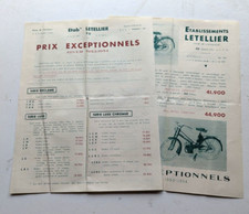 Advertising documents bicycles d'occasion  Expédié en Belgium